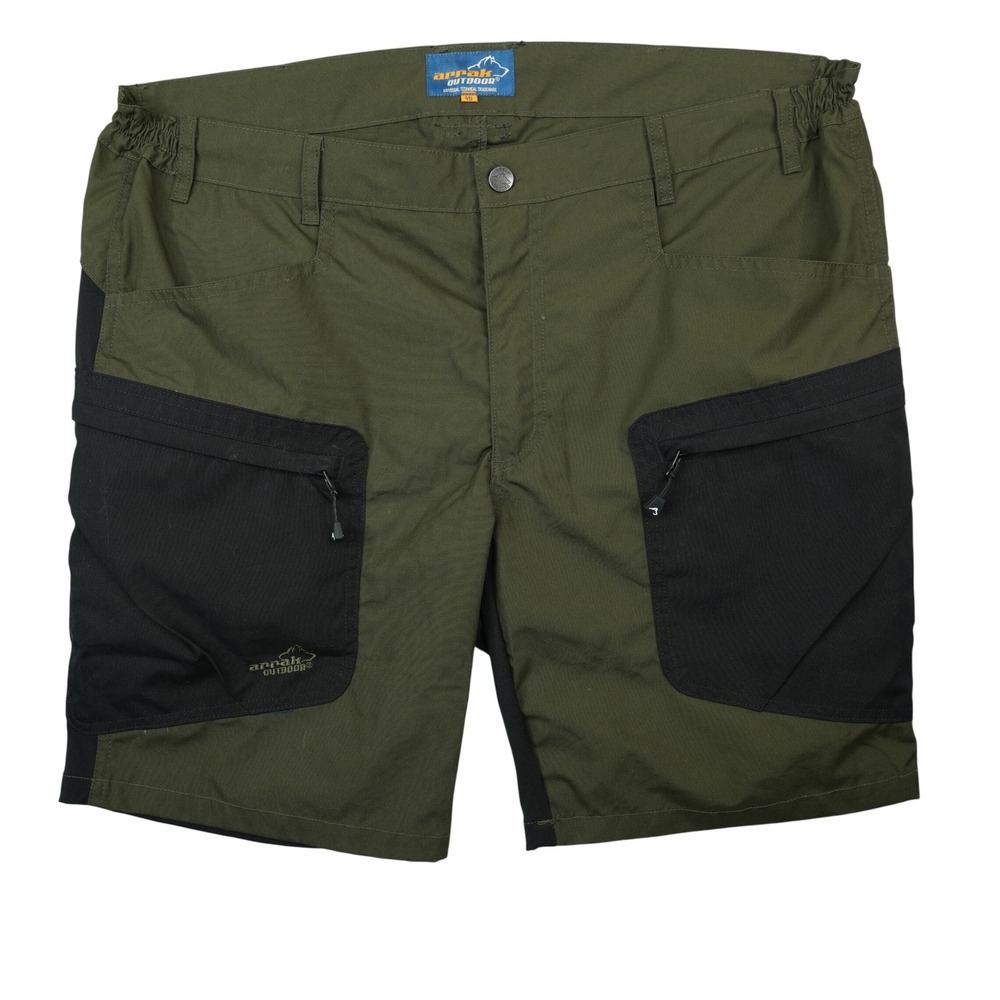 Arrak Outdoor Shorts Men 46x8 Olive Green Black Tactical Hiking Gorpcore Outdoor